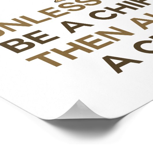 Altijd een Chihuahua zijn Poster (Hoek)