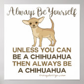 Altijd een Chihuahua zijn Poster (Voorkant)