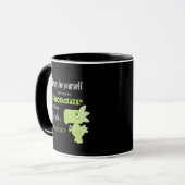 Altijd een dinosaurus zijn mok (Voorkant links)