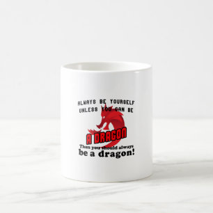 Altijd een draak zijn koffiemok