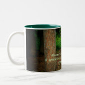 "Altijd een eersteklas versie...Mok Tweekleurige Koffiemok (Links)