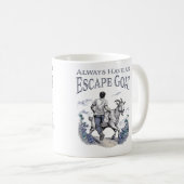 Altijd een Escape Goat (lichtere items) Koffiemok (Voorkant rechts)