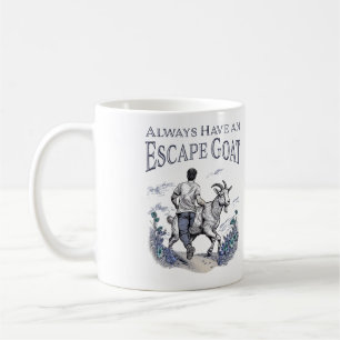 Altijd een Escape Goat (lichtere items) Koffiemok