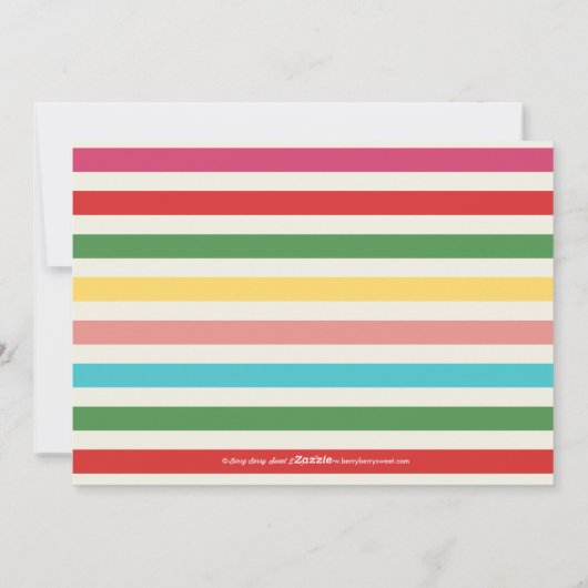 Altijd een feestelijke fotokaart feestdagenkaart (Achterkant)