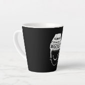 Altijd een geweldige dag voor hockey latte mok (Linkerhoek)