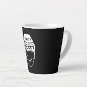 Altijd een geweldige dag voor hockey latte mok (Rechterhoek)