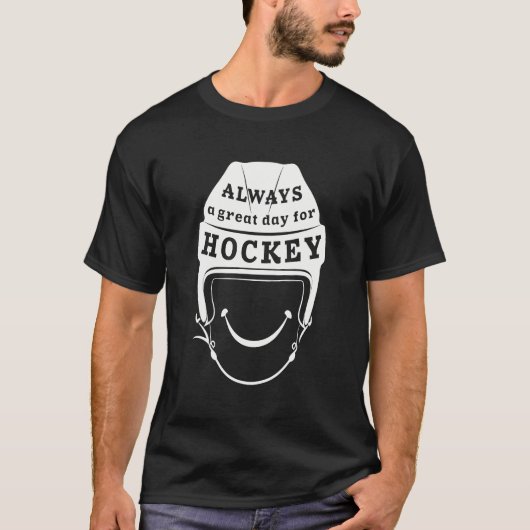 Altijd een geweldige dag voor Hockey Mannen Shirt (Voorkant)