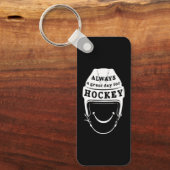 Altijd een geweldige dag voor hockey sleutelhanger (Voorkant)