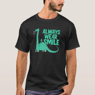 Altijd een glimlach-dino Draag T-shirt