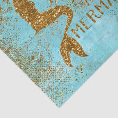 Altijd een gouden glitter-vermagerd zicht tissuepapier (Detail)