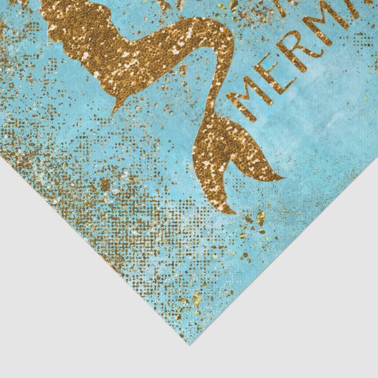 Altijd een gouden glitter-vermagerd zicht tissuepapier (Detail)