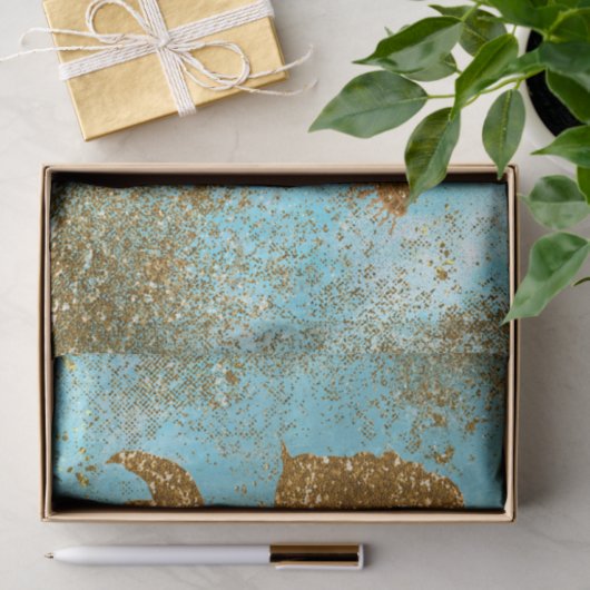 Altijd een gouden glitter-vermagerd zicht tissuepapier (Geschenk)