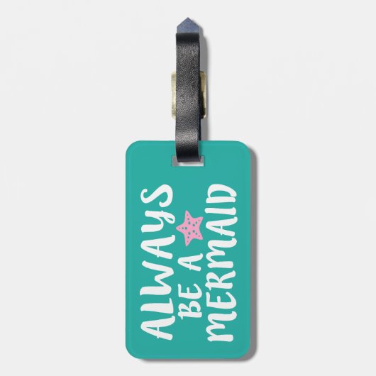 Altijd een grappig bagagelabel zijn (Achterkant verticaal)