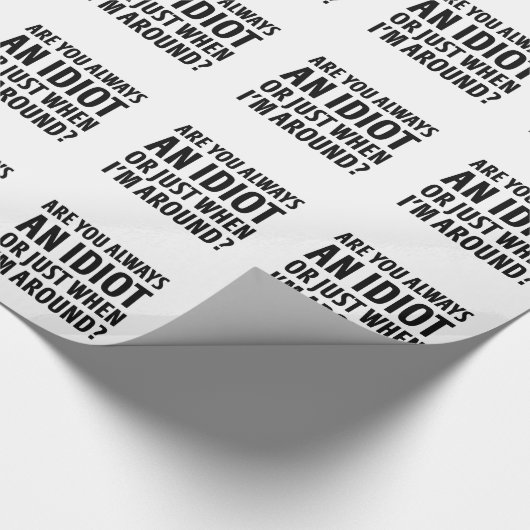 Altijd een idioot cadeaupapier (Hoek)