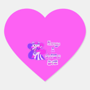 Altijd een koningin bij hete roze Stickers