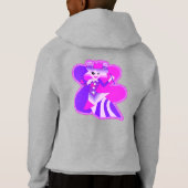 Altijd een koningin bij meisjes hoodie (Achterkant)