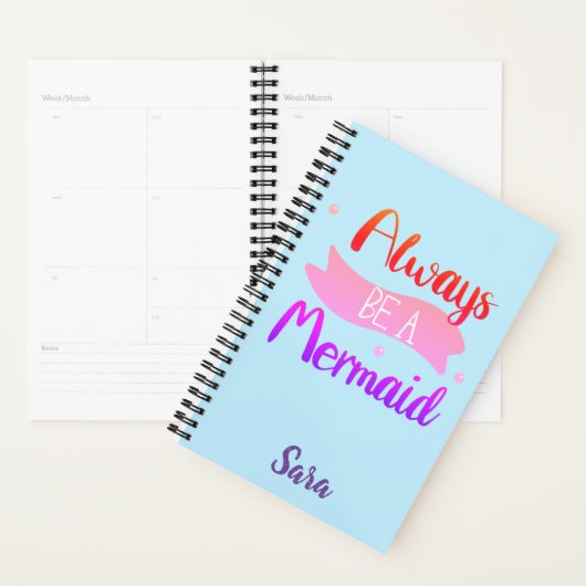 Altijd een Mermaid Cute Persoonlijk Planner (Display)