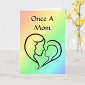 Altijd een Moeder Kind Bond Moederdag Kaart (Gele Bloem)