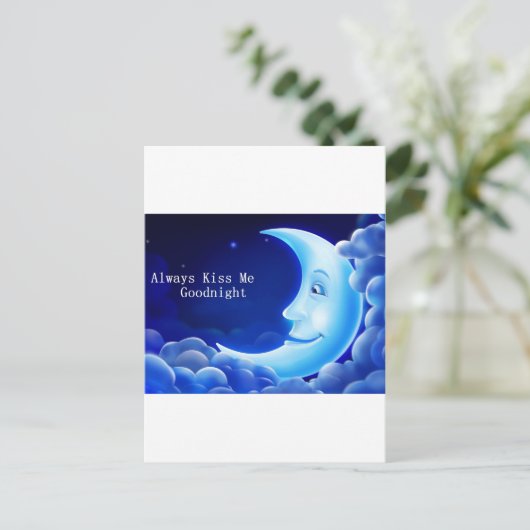 altijd een mooie avond voor me briefkaart (Staand voorkant)