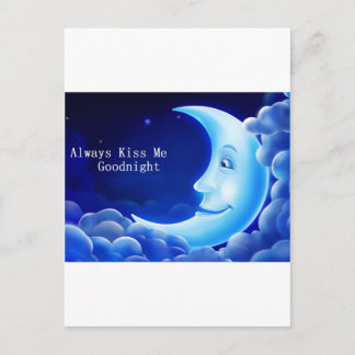 altijd een mooie avond voor me briefkaart