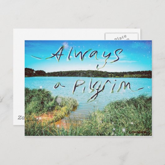 Altijd een pelgrim briefkaart (Voorkant / Achterkant)