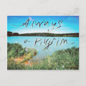 Altijd een pelgrim briefkaart (Voorkant)