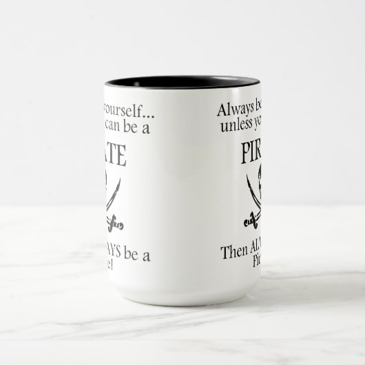 Altijd een piraat zijn mok (Midden)