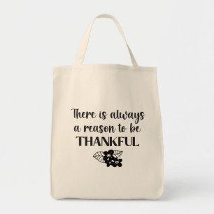 Altijd een reden om dankbaar te zijn voor de zwart tote bag