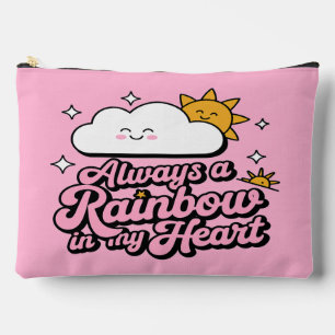 Altijd een regenboog Print Cut Sew Bag Etui