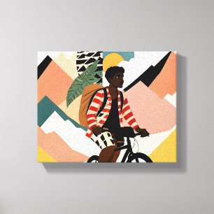 Altijd een reiziger canvas afdruk
