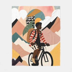 Altijd een reiziger fleece deken