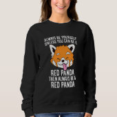 Altijd een rode Panda Cute Red Panda Trui (Voorkant)