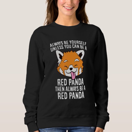 Altijd een rode Panda Cute Red Panda Trui (Voorkant)
