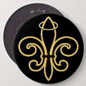 Altijd een SAINT Ronde Button 6,0 Cm (Voorkant /achterkant)