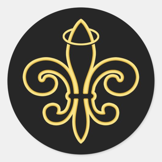 Altijd een SAINT Ronde Sticker (Voorkant)