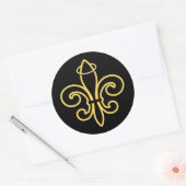 Altijd een SAINT Ronde Sticker (Envelop)