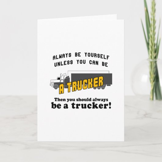 Altijd een trucker zijn kaart (Voorkant)