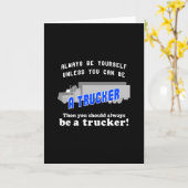 Altijd een trucker zijn kaart (Gele Bloem)