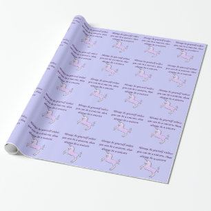 Altijd een Unicorn Wrapping Paper Cadeaupapier