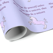 Altijd een Unicorn Wrapping Paper Cadeaupapier (Rol Hoek)