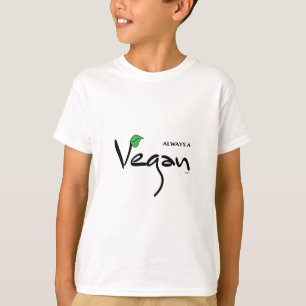Altijd een Vegan met groen lef T-shirt