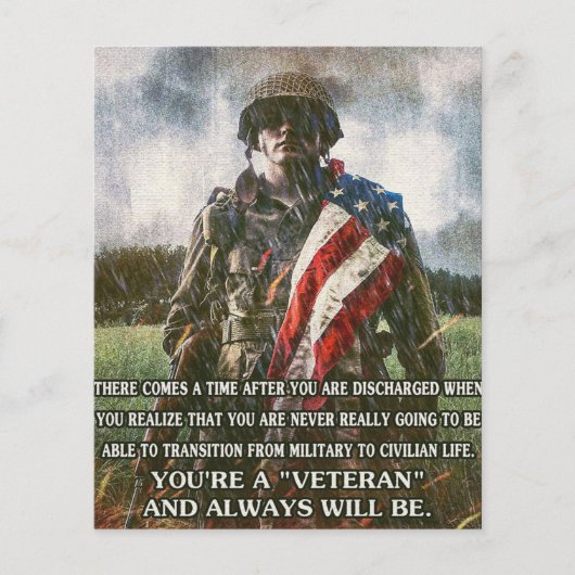 Altijd een veteraan flyer (Voorkant)