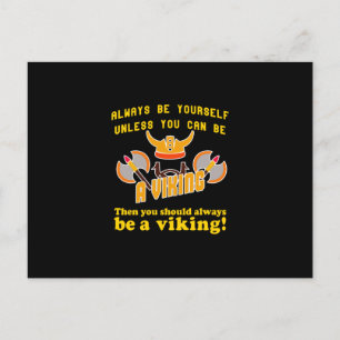 Altijd een Viking zijn Feestdagenkaart