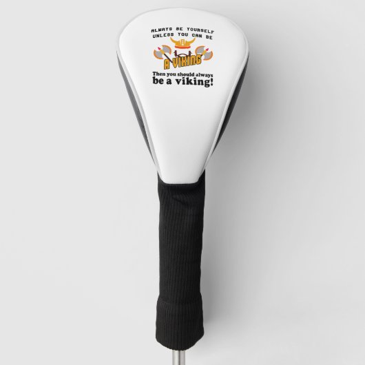 Altijd een Viking zijn Golfheadcover (Voorkant)