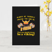 Altijd een Viking zijn Kaart (Gele Bloem)