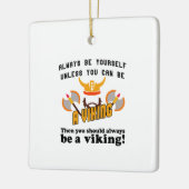 Altijd een Viking zijn Keramisch Ornament (Links)