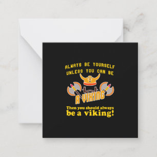 Altijd een Viking zijn Notitiekaartje
