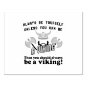 Altijd een Viking zijn Rubberstempel (Afrduk)