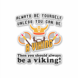 Altijd een Viking zijn Sticker