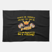 Altijd een Viking zijn Theedoek (Horizontaal)